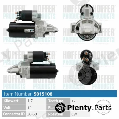 Hoffer H5015108 — Starter