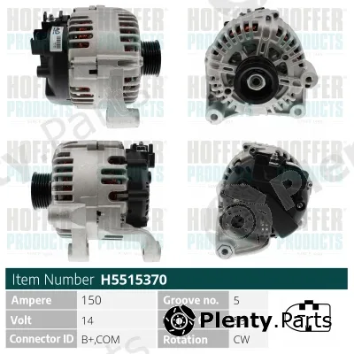 Hoffer H5515370 — Alternator