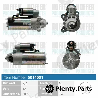 Hoffer H5014001 — Starter