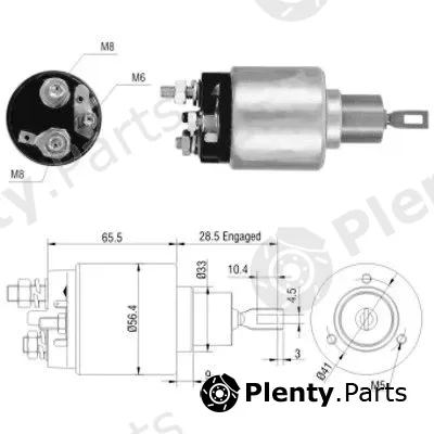 Hoffer 46031 — Solenoid Switch, starter