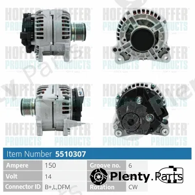 Hoffer H5510307 — Alternator