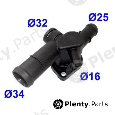 Hoffer 93241 — Coolant Flange