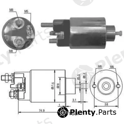 Hoffer 46029 — Solenoid Switch, starter