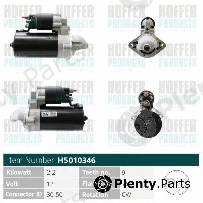 Hoffer H5010346 — Starter