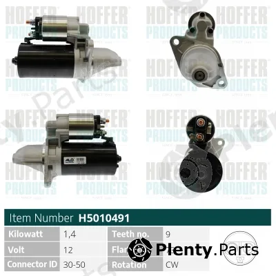 Hoffer H5010491 — Starter
