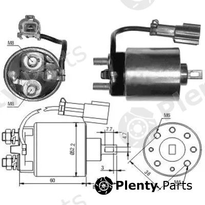 Hoffer 46090 — Solenoid Switch, starter
