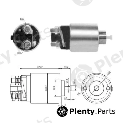 Hoffer 46285 — Solenoid Switch, starter