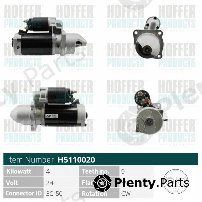 Hoffer H5110020 — Starter