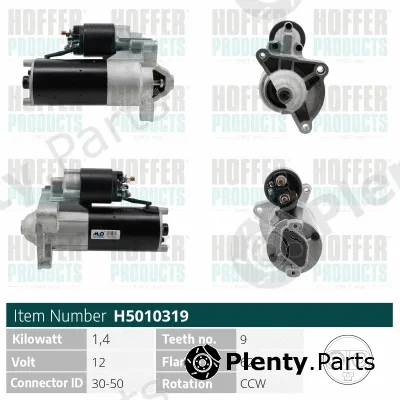 Hoffer H5010319 — Starter