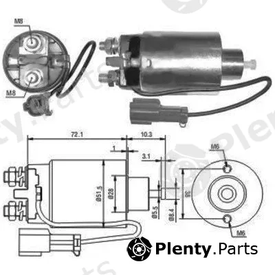 Hoffer 46096 — Solenoid Switch, starter