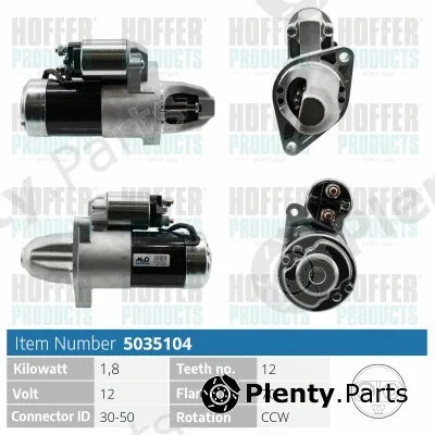 Hoffer H5035104 — Starter