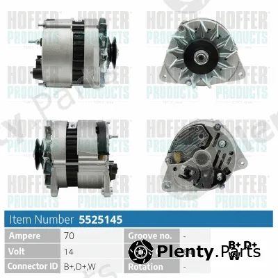 Hoffer H5525145 — Alternator