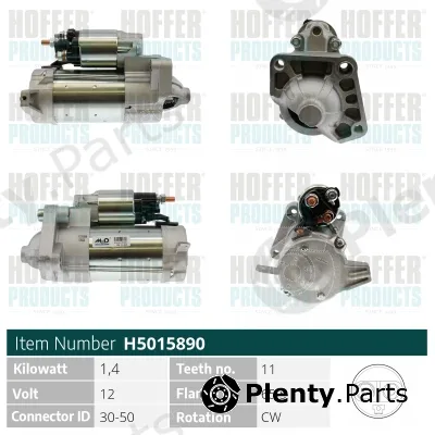 Hoffer H5015890G — Starter