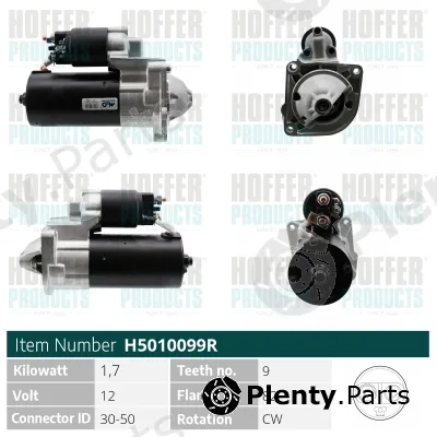 Hoffer H5010099R — Starter