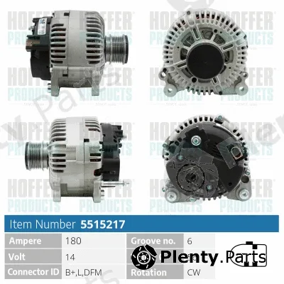 Hoffer H5515217 — Alternator