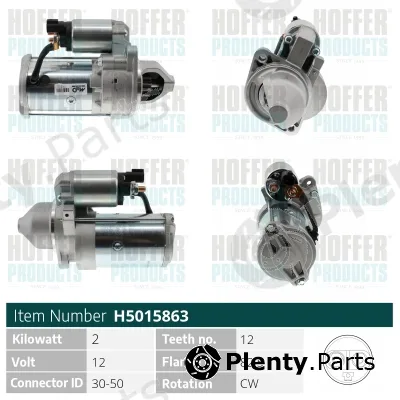Hoffer H5015863 — Starter