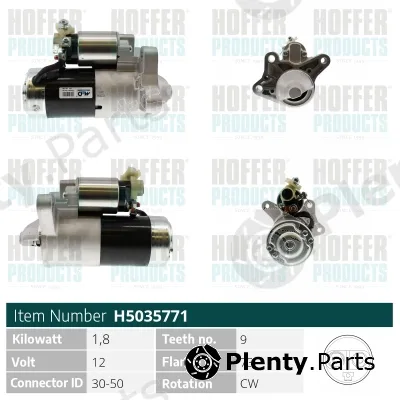 Hoffer H5035771 — Starter