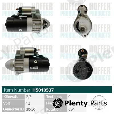 Hoffer H5010537 — Starter