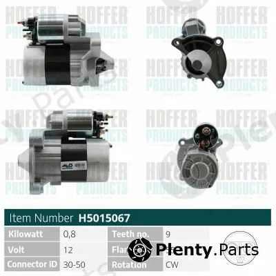 Hoffer H5015067 — Starter