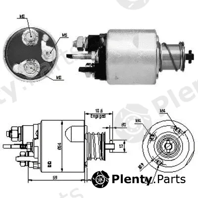 Hoffer 46169 — Solenoid Switch, starter