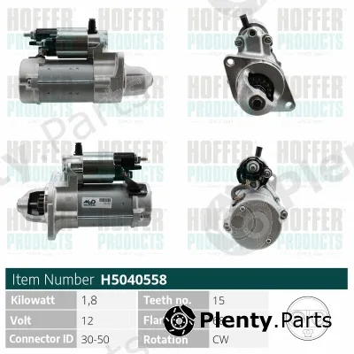 Hoffer H5040558 — Starter