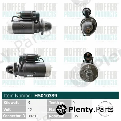 Hoffer H5010339 — Starter
