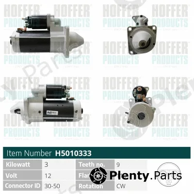 Hoffer H5010333 — Starter