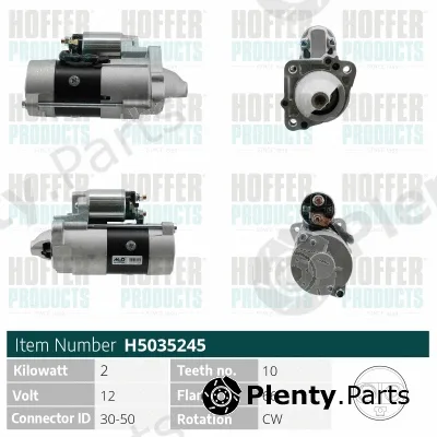 Hoffer H5035245 — Starter