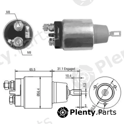 Hoffer 46109 — Solenoid Switch, starter