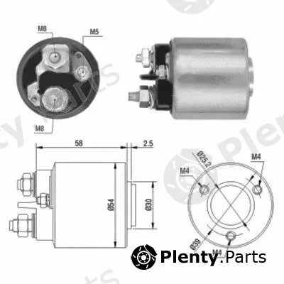 Hoffer 46015 — Solenoid Switch, starter