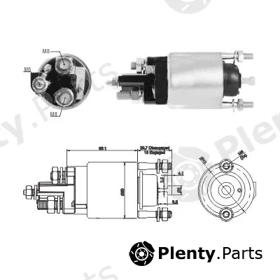 Hoffer 46291 — Solenoid Switch, starter