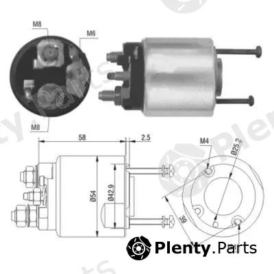 Hoffer 46016 — Solenoid Switch, starter