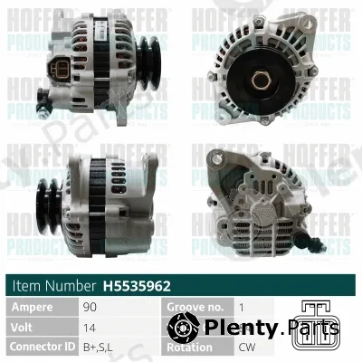 Hoffer H5535962 — Alternator