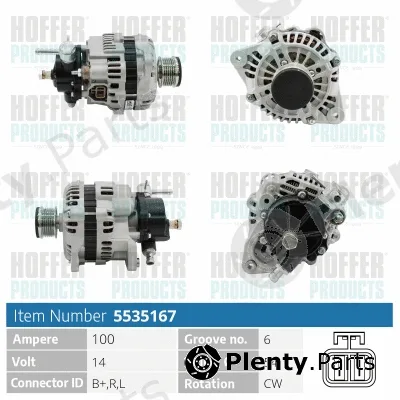 Hoffer H5535167 — Alternator