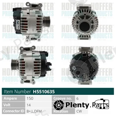 Hoffer H5510635 — Alternator