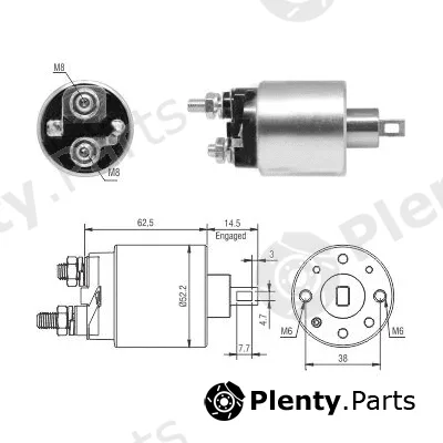 Solenoid Switch, starter