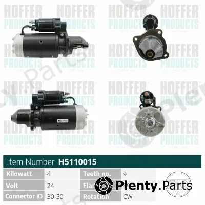 Hoffer H5110015 — Starter