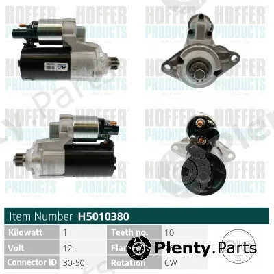 Hoffer H5010380 — Starter