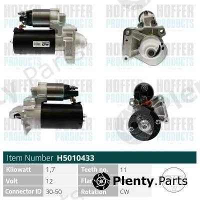 Hoffer H5010433 — Starter