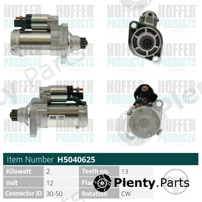 Hoffer H5040625 — Starter