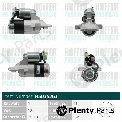Hoffer H5035263 — Starter