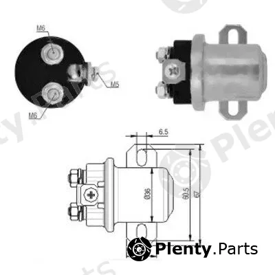 Hoffer 46184 — Solenoid Switch, starter