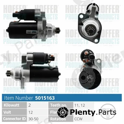 Hoffer H5015163 — Starter