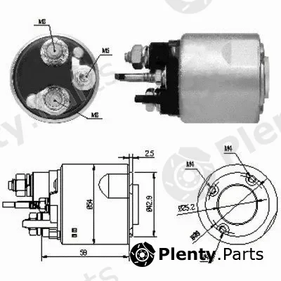 Hoffer 46159 — Solenoid Switch, starter