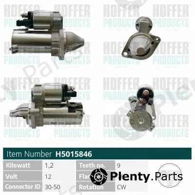 Hoffer H5015846 — Starter