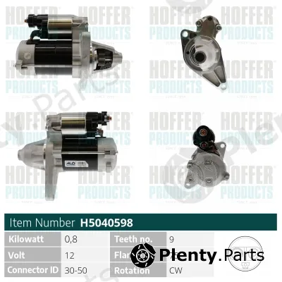 Hoffer H5040598 — Starter