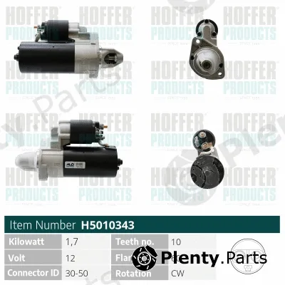 Hoffer H5010343 — Starter