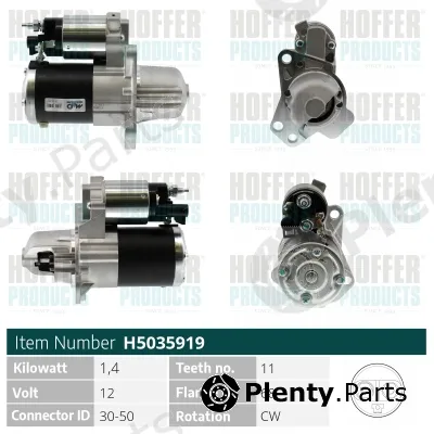 Hoffer H5035919 — Starter