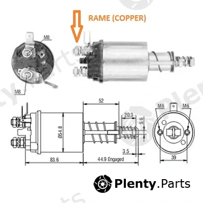 Hoffer 46318 — Solenoid Switch, starter