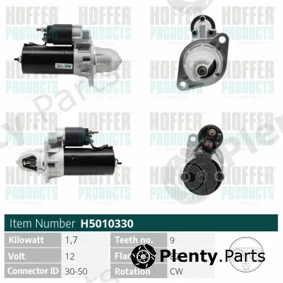 Hoffer H5010330 — Starter